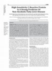 Research paper thumbnail of High-sensitivity C-reactive protein is a strong predictor of non-alcoholic fatty liver disease