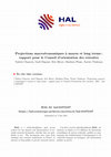 Research paper thumbnail of Projections macroéconomiques à moyen et long terme: rapport pour le Conseil d'orientation des retraites