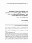 Research paper thumbnail of Consequências Da Quebra Da Confiança Nas Relações Amorosas Com Contágio Do Vírus Hiv: Dos Danos Moral e Material