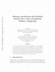 Research paper thumbnail of Entropy Production and Detailed Balance for a Class of Quantum Markov Semigroups