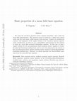 Research paper thumbnail of Basic Properties of a Mean Field Laser Equation