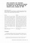 Research paper thumbnail of Uma Economia em Transição: a economia e a alocação de riqueza na antiga Vila de São sebastião do Ribeirão Preto, década de 1870