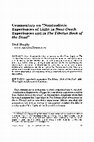 Research paper thumbnail of Nondualistic experiences of light in near-death experiences and in The Tibetan book of the dead