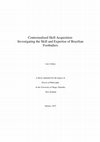 Research paper thumbnail of Contextualised Skill Acquisition: Investigating the Skill and Expertise of Brazilian Footballers