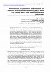 Research paper thumbnail of International programmes and research on effective activity-based learning (ABL): What can Ghana learn from international best practices?