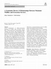 Research paper thumbnail of A Systematic Review of Relationships Between Mountain Wildfire and Ecosystem Services