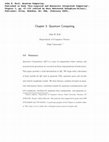 Research paper thumbnail of Chapter 3 : Quantum Computing