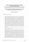 Research paper thumbnail of L’Intellectualité Orthodoxe Turcophone et Son Rôle Précurseur À La Renaissance De La Philocalie Au Xviiie Siècle