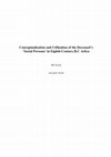 Research paper thumbnail of Conceptualisation and Utilisation of the Deceased's 'Social Persona' in Eighth-Century.B.C Attica MA Essay