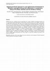 Research paper thumbnail of Applying territorial approach to rural agribusiness development in Malaysia’s aboriginal (Orang Asli) settlements: A comparative study of Pos Balar, Kelantan and Pos Sinderut, Pahang