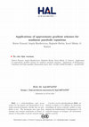 Research paper thumbnail of Applications of approximate gradient schemes for nonlinear parabolic equations