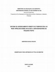 Research paper thumbnail of Sistema de gerenciamento remoto de temperatura via rede Wireless ZigBee aplicado a aerogeradores de pequeno porte