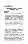 Research paper thumbnail of Explanation and Criticism of Augustine's Viewpoint on Angels