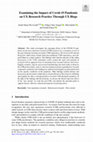 Research paper thumbnail of Examining the Impact of Covid-19 Pandemic on UX Research Practice Through UX Blogs