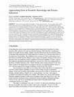 Research paper thumbnail of Approaching Error in Scientific Knowledge and Science Education