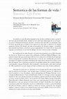 Research paper thumbnail of Spanish review by Sebastian Moreno Barreneche of "Sémiotique des formes de vie"