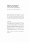 Research paper thumbnail of Measuring the Dissimilarity Between the Distributions of Two Random Fuzzy Numbers