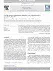 Research paper thumbnail of Effect of solution composition on anatase to rutile transformation of sprayed TiO2 thin films