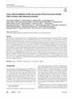 Research paper thumbnail of Cross-cultural validation of the new version of the Coronavirus Anxiety Scale in twelve Latin American countries