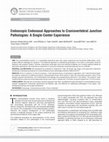 Research paper thumbnail of Endoscopic endonasal approaches to craniovertebral junction pathologies: a single-center experience