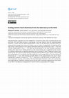 Research paper thumbnail of Scaling Seismic Fault Thickness From the Laboratory to the Field