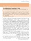 Research paper thumbnail of Oral changes stemming from hemangioma of the tongue