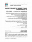 Research paper thumbnail of A Review on Adsorption and Desorption of Different Pesticides in Various Soil