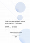 Research paper thumbnail of PROPOSAL PERENCANAAN BISNIS TI