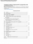 Research paper thumbnail of Templated synthesis of spherical RNA nanoparticles with gene silencing activity