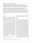 Research paper thumbnail of Spatial scales affecting termite diversity in tropical lowland rainforest: a case study in southeast Cameroon