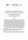 Research paper thumbnail of Making science public: challenges and opportunities