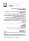 Research paper thumbnail of A Case Report on Nursing Care of Craniopharyngioma