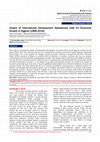 Research paper thumbnail of Impact of International Development Assistances (Ida) On Economic Growth in Nigeria (1986-2016)