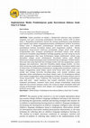 Research paper thumbnail of Implementasi Media Pembelajaran pada Kecerdasan Bahasa Anak Usia 5-6 Tahun