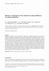 Research paper thumbnail of Kinetics of paraquat in the isolated rat lung: Influence of sodium depletion