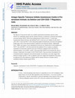 Research paper thumbnail of Antigen-specific tolerance inhibits autoimmune uveitis in pre-sensitized animals by deletion and CD4+CD25+ T-regulatory cells