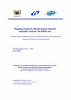 Research paper thumbnail of Mapping of Policies Affecting Female Migrants and Policy Analysis: The Polish Case