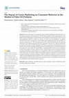 Research paper thumbnail of The Impact of Green Marketing on Consumer Behavior in the Market of Palm Oil Products