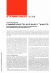 Research paper thumbnail of Standpunkte 10-