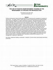 Research paper thumbnail of Use of positive reinforcement training in the management of species for reproduction