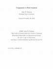 Research paper thumbnail of Companion to Real Analysis