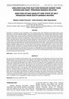 Research paper thumbnail of Analisis Kualitas NaCl dan Keadaan Garam yang Dihasilkan dari Perairan Bangka Selatan