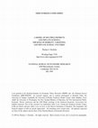 Research paper thumbnail of A model of multiple districts and private schools: the role of mobility, targeting and private school vouchers. National Bureau of Economic Research Working Paper 7239