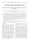 Research paper thumbnail of Performance evaluation of hand-held olive harvesters