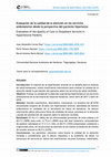 Research paper thumbnail of Evaluación de la calidad de la atención en los servicios ambulatorios desde la perspectiva del paciente hipertenso Evaluation of the Quality of Care in Outpatient Services in Hypertensive Patients