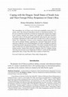 Research paper thumbnail of Coping with the Dragon: Small States of South Asia and Their Foreign Policy Responses to China's Rise