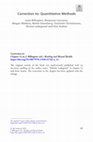 Research paper thumbnail of Correction to: Quantitative Methods