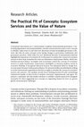 Research paper thumbnail of The Practical Fit of Concepts: Ecosystem Services and the Value of Nature