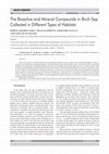 Research paper thumbnail of The Bioactive and Mineral Compounds in Birch Sap Collected in Different Types of Habitats