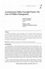 Research paper thumbnail of Asynchronous Online Foresight Panels: The Case of Wildfire Management